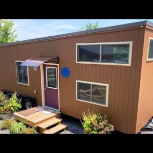 Absolutely Beautiful Full Size Tiny House Living with Violet You Get Comfortable