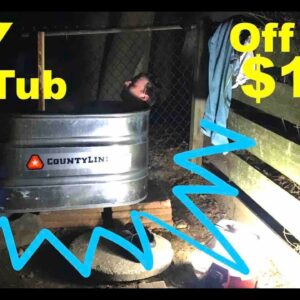 $100 Redneck Hot Tub-- A DIY Off Grid Simple Camping Spa