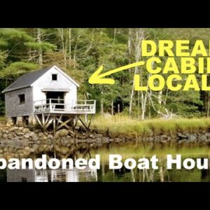 Abandoned Tiny Boat House- DREAM CABIN LOCALE!