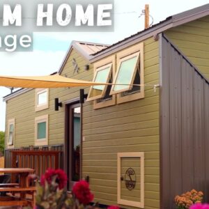 Aging in place in her Dream Tiny Home in Mtn town Tiny House Village