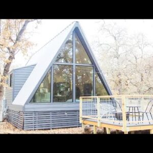 Amazing Modern Comal A-Frame Cabin on 17 Beautiful Acres