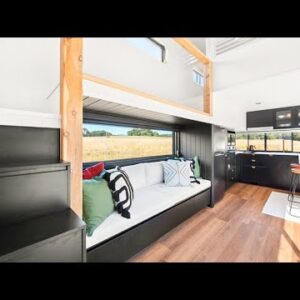 MOST BEAUTIFUL HAZEL 8.4 TINY HOUSE WITH OPEN PLAN LIVING AND STANDING LOFT