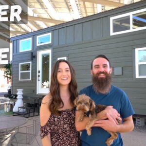 Comfy, Clever $70k Tiny House - couple's dreamy slow travel lifestyle!