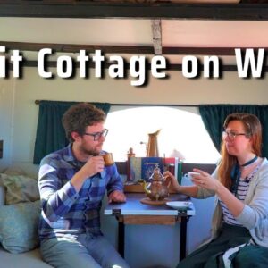 Couple's DIY Shuttle Bus Conversion - a Hobbit Tiny Home on Wheels!