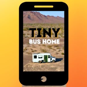 Enchanting tiny home bus - desert meets the Shire #shorts