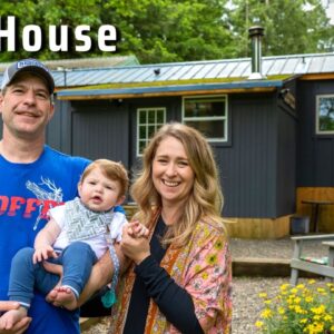 Family Builds Beautiful Not So TINY HOUSE for Simple Life in Country