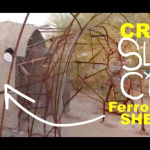 Ferrocement Cabin/Shelter in Slab City, CA- HOW TO BUILD IT