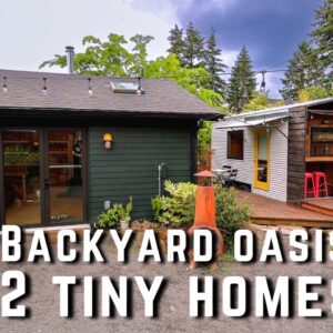 Friends' Garage Conversion ADU + Tiny House - Communal Backyard Oasis