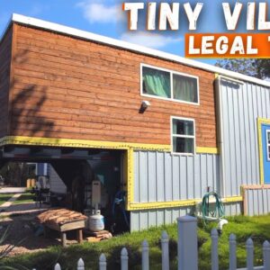 Groundbreaking URBAN Tiny House Community -DFW Metro Tiny Home Village