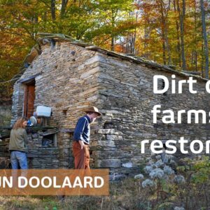 He was a bike nomad. Now revamps derelict Alpine farmstead