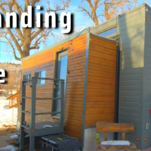 Her Spacious Tiny House EXPANDS to 15' Wide! w/a ground floor bedroom