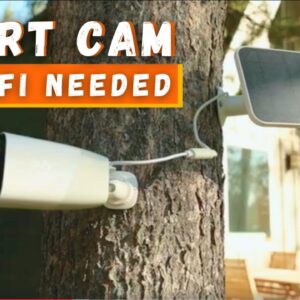 Homestead & Tiny Home Security sans WiFi - eufy 4G Starlight Camera