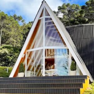 Incredibly Beautiful Cabana Tres A-Frame Cabin Has Everything You Need