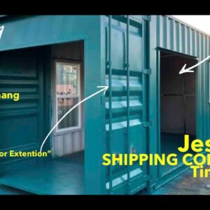 Jessica's Shipping Container Tiny House- INSIDE design look (tips/How to)