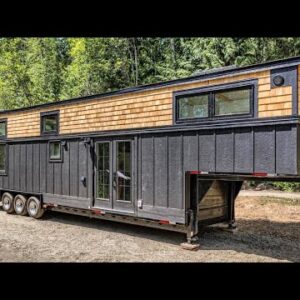 Absolutely Gorgeous 42 ft Custom Gooseneck Tiny House by Summit Tiny Homes