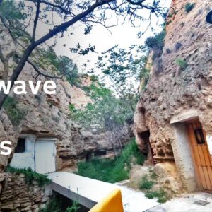 People left cave homes. He restored ancestors' underground town