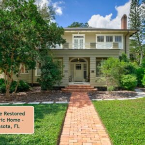 Restored Historic Home - Sarasota