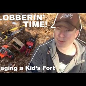 SMASH and TRASH for CASH-- Salvaging a HUGE kids fort cabin