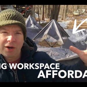 The CHEAPEST way to extend living/work space?  -Canopy Unboxing/Set-up