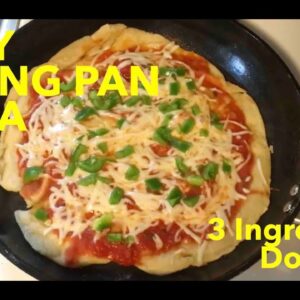 Tiny House Meals- SUPER SIMPLE "Bannock Pizza" (Frying Pan Style)