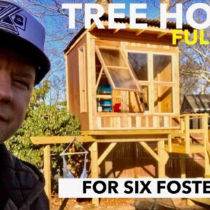 TREE HOUSE FULL TOUR- w/lots of reuse decor and more