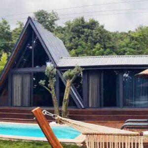 Amazing Unique Moonshine Sapanca A-frame Cabin with Lake View and Pool