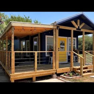 Possibly The Nicest Shed Cabin with 3 Beds I've Ever Seen