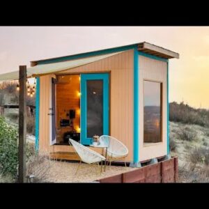 The Coziest Casa Rosada Off-grid Tiny House in CA