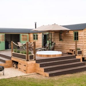 Incredibly Beautiful Well Furlong Shepherds Huts with with Boutique Cottage Interior