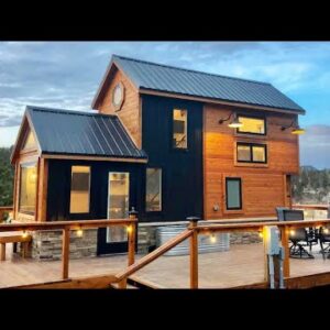 Amazing Newly Built Modern Two-Story Tiny House with Unique Views