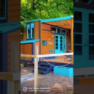 Double Tiny House Square Footage with Detachable Covered Deck!