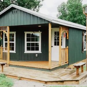 Feel Refreshed Rustic Little Shed Cabin near Rock Island State Park