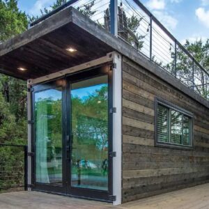 Price Drop Rustic Stunning Windmill Tiny Container Home in Texas