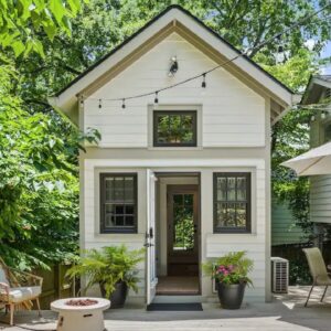 The Coziest Two-Story Tiny House Living with Modern Amenities