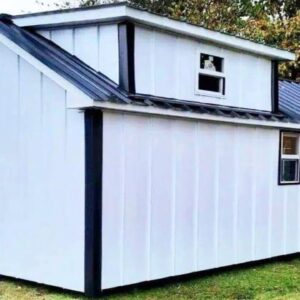 24’ SHED TINY CABIN IS PACKED WITH UTILITIES AND APPLIANCES