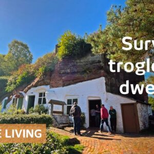 Self-sufficient, cozy rock homes of England's last cave people