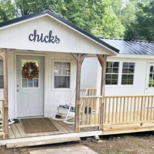 High Quality Hand Crafted Finishes Amazing Double Chicks Shed Cabin For Sale