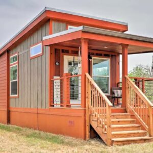 Absolutely Gorgeous Sunset Tiny House with Adorable Deck