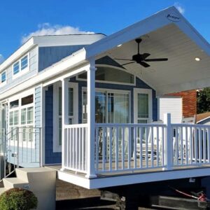 Absolutely Gorgeous Plan 4895P Island Series Super Double Loft Porch Model