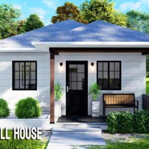 THE MOST BEAUTIFUL FLOOR PLAN SMALL HOUSE  | MODERN SMALL HOUSE | 1 STORY HOUSE