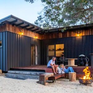 Incredibly Beautiful Container Home Made from Two Containers by the River