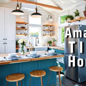 How to Build Amazing Tiny Homes + Gorgeous Park Model Tiny House TOUR!