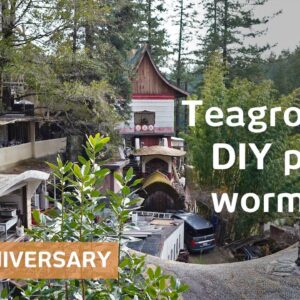 Vermicompost Utopia: 50 years building home & tea-farm by hand