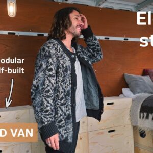 U-Build founder converts Electric Van with own modular home kit