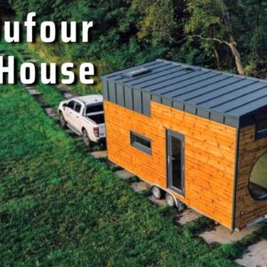 181 SqFt Tiny House w/big Round Window! Building Tiny Homes in Europe