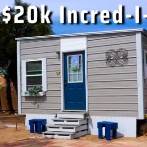 Achieved her dream after being SCAMMED! Her Incred-I-Box Tiny Home