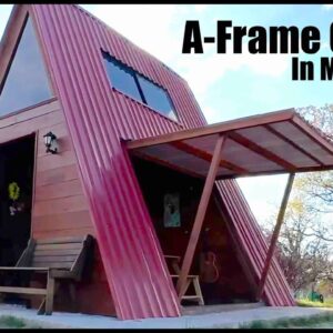 A frame Tiny House in Mexico with a Sleep Loft!