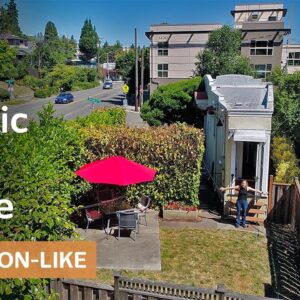 Seattle pie-shaped home packs simple lessons for skinny layouts