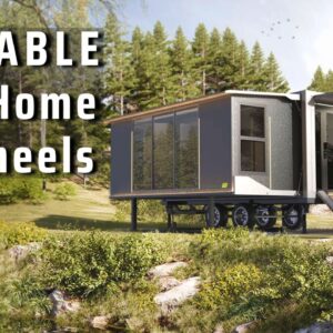 Innovative EXPANDING Tiny House on Wheels - fold in 15 min to travel!