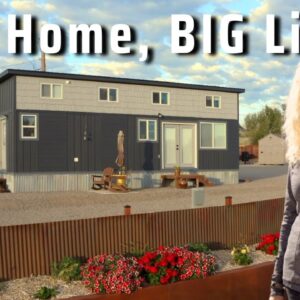 She Retired & Downsized into a BIG Tiny House - For Sale b/c she fell in love!